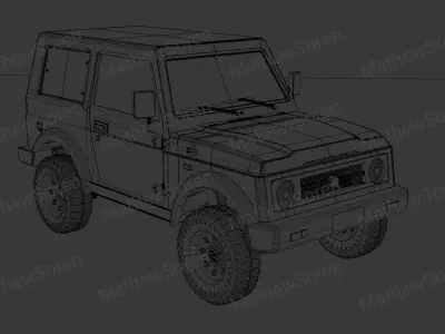 Suzuki Samurai SJ413 3D model