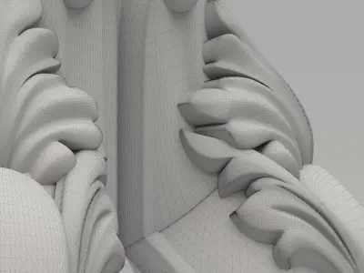 Carved Leg 3D model