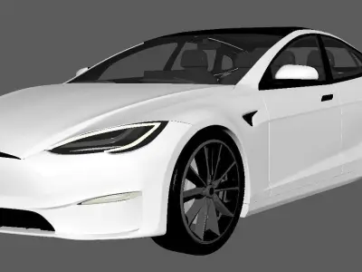 Tesla Model S Plaid 3D model