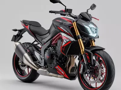 Street Motorcycle 3D model