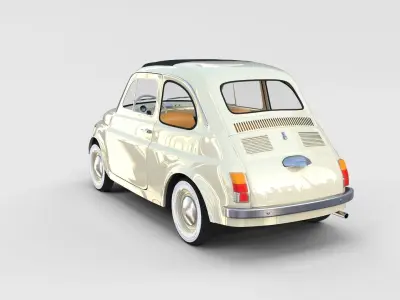 Fiat 500D Nuova 1960 rev 3D model