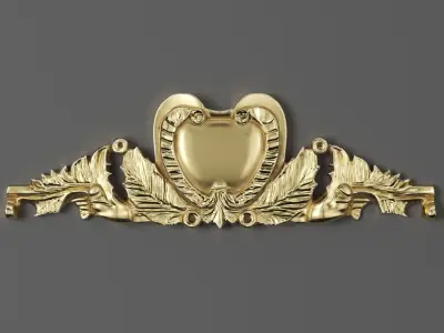 Trim Ornament 19 Low-poly 3D model