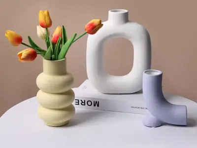  Geometric vases 3D model