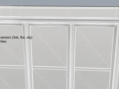 Big Rectangular Window 3D model
