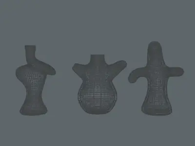 Decorative Sculptures Free 3D model
