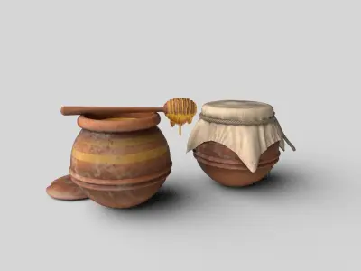 honey vessel 3D model