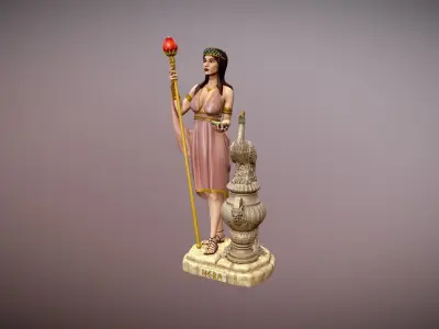 Hera Goddess statue for 3d print 3D print model