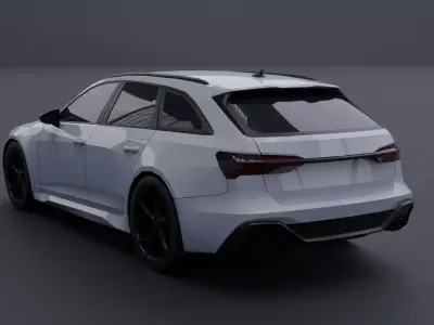 Traffic Estate 1 Low-poly 3D model