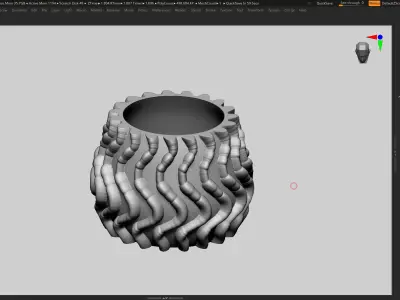 vase 3d print 461 3D print model