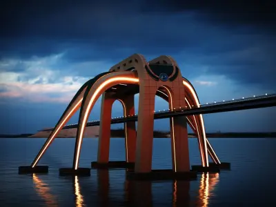 Matrix Bridge 3D model