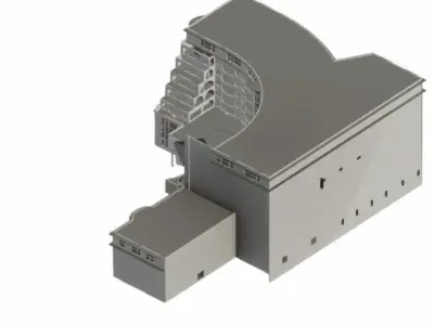 Hotel compelete revit projec 02 3D model