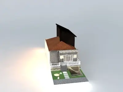 Townhouse luxury class Free 3D model