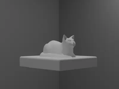 kitty 3D print model