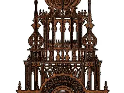 clock tower 3D model get