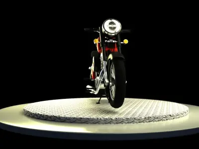3D Royal Enfield 3D model