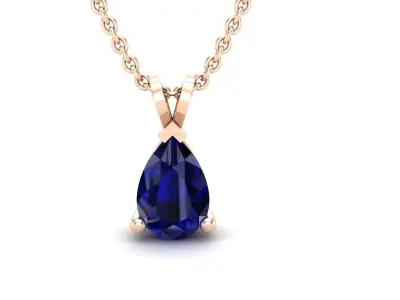 AV 517 Water Drops Shaped Pendant 3D print model