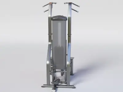 WEIGHT ASSISTED CHIN-DIP Gym Equipment Low-poly 3D model