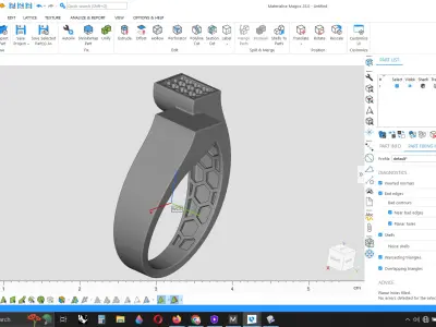 ring chap rasti  3D print model