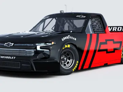 Chevrolet Silverado Nascar Trucks 2022  template 3D model