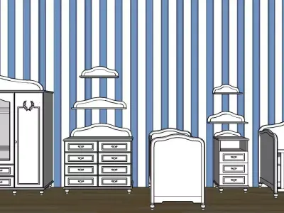 Shah children room full set special design 3D print model
