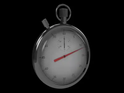 3D Stopwatch 3D model