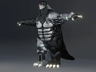 Mecha Godzilla 3D model
