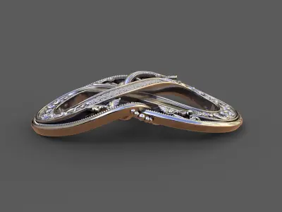 infinty pendent 3D print model