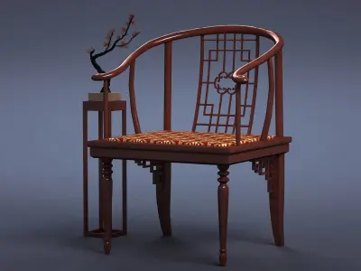 cabinet cabinet wardrobe sofa bed table bookshelve 3D model