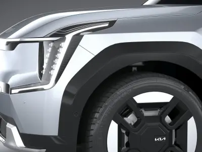 Kia EV9 2024 3D model