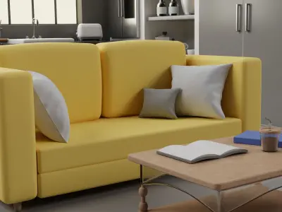 Apartment isometric 3D model