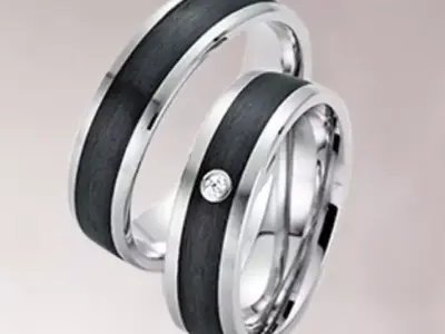 Wedding rings 237 3D print model