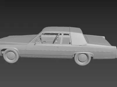 Cadillac Deville 1983 Coupe  3D print model
