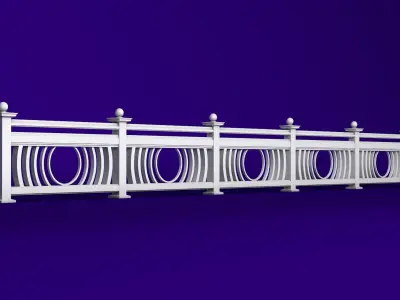 fencing fence Free 3D model