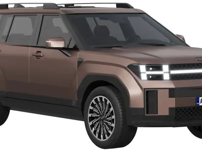 Hyundai Santa Fe 2024 3D model