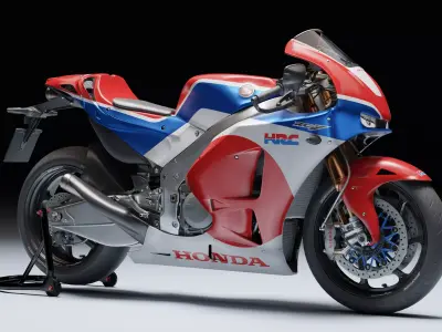Honda RC 213 V-S 2015 Low-poly 3D model
