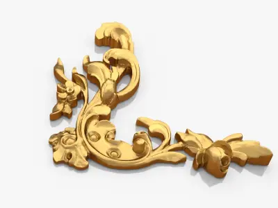 Classic decor ornament 198 3D model