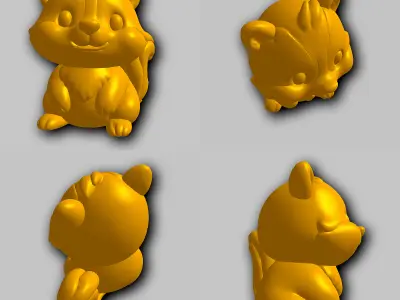 Skunk 3D print model