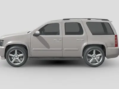 Chevrolet Tahoe 2010 Low-poly 3D model
