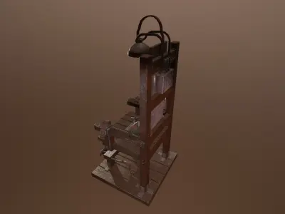 Electical Chair - PBR Game Ready model Low-poly 3D model