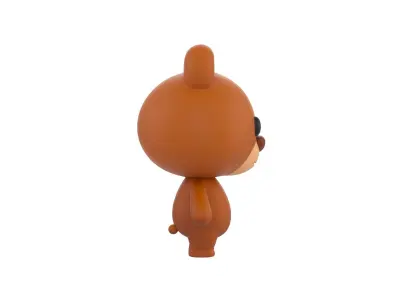 Character004 Bear 3D model