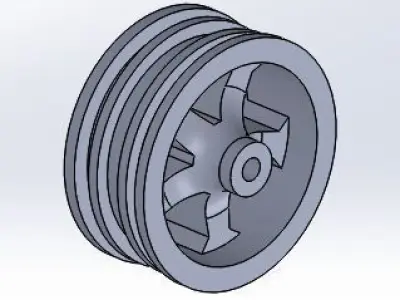 RC Car Wheel Truck Rim Offroad 3D print model