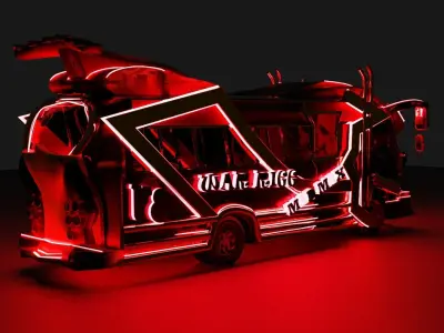 bus matatu 3D model