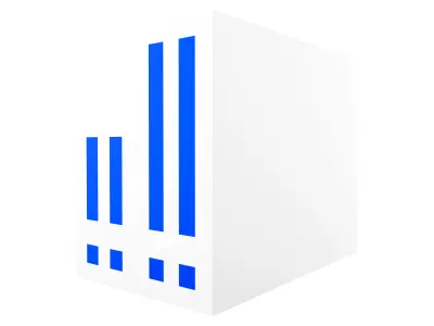 3D Industrial factory icon 3D model