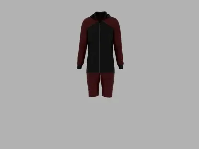 Sport Suit Low-poly 3D model 47