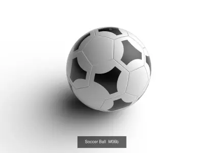 Soccer Ball  Collection 01 3D Model Pack