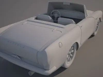 Sunbeam tiger 1966 printable model 3D print model