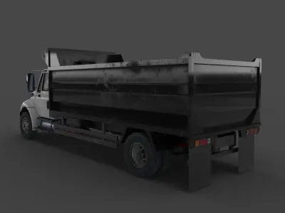 Truck International Durastar Low-poly 3D model