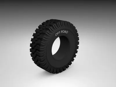 3D Printable RC Tire for projects Free 3D print model