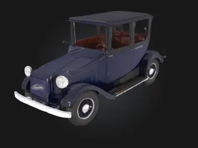 Vintage Elegance  A Timeless Symbol of Refined Style 3D model