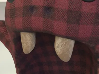 Sci-fi Monster Puppet - Textured Fantasy Model Low-poly 3D model